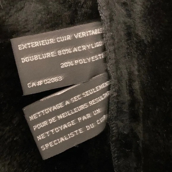 Baby Phat Black Leather Jacket with Faux Fur - Picture 10 of 15